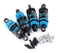 Amortisseur Voiture RC pour Tamiya M05 1/10 RC Pièces De Mise À Niveau Voiture Dérive Accessoires D'amortisseurs D'huile Arrière Avant 50mm en Métal(Blue)