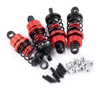 Amortisseur Voiture RC pour Tamiya M05 1/10 RC Pièces De Mise À Niveau Voiture Dérive Accessoires D'amortisseurs D'huile Arrière Avant 50mm en Métal(Red)