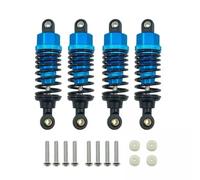 Amortisseur Voiture RC pour Tamiya pour TT02 pour TT01 M05 pour HPI pour HSP 1/10 RC sur Route Dérive pour Voiture De Course en Alliage D'aluminium Amortisseur D'huile(Blue)