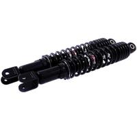 Amortisseur ySS mono réglable de 185 mm | À huile, précontrainte du ressort, fixation œil et fourche, œil 8 millimètres, fourche 26 millimètres, noir, sans réservoir