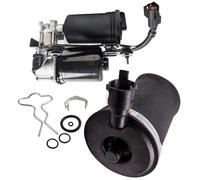 Amortisseurs à gaz 1 Sac De Suspension Pneumatique Arrière Et 1 Pompe De Compresseur Pour Lincoln Pour Town Car 3U2Z5580AA Pièces D'amortisseur Amortisseur