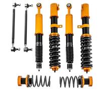 Amortisseurs à Gaz Kit D'abaissement Avant/arrière Amortisseurs À Hauteur Réglable Pour Toyota Pour Yaris 2006 2007 2008 2009 2010 2011