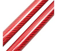 Amortisseurs à gaz pour capot avant - Vérins à gaz à ressort - Cylindre de rechange pour territoire 2018, 2019, 2020, 2021, 2022, 2023 (fibre de carbone rouge) (fibre de carbone rouge)