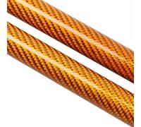 Amortisseurs à gaz pour capot avant - Vérins à gaz à ressort - Cylindre de rechange pour territoire 2018, 2019, 2020, 2021, 2022, 2023 (fibre de carbone rouge) (fibre de carbone orange)