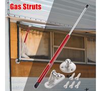 Amortisseurs à gaz pour voiture 392N/88Lbs Vérin à gaz de compression Charnière Vérins à gaz de levage de porte Amortisseurs de choc Supports de levage 24 pouces rouge