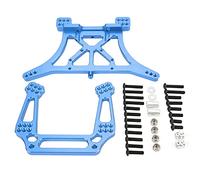 Amortisseurs avant et arrière en alliage d'aluminium haute résistance, pièces améliorées pour Traxxas Slash 2WD 1/10 RC Car, avec vis, écrous, joint et rotule (Bleu)