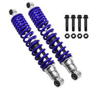 Amortisseurs avant gauche et droite avec écrou autobloquant pour Yamaha Banshee 350 YFZ350 1987-2006 3GG-23350-10-P1 3GG-23350-20-36 3GG-23350-20-P0 (Bleu)