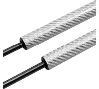 Amortisseurs de coffre de voiture Pour Cupra pour Formentor 2020-2023 Amortisseur hydraulique de capot Pour avant Réaménagement des tiges piston(Silver Carbon Fiber)