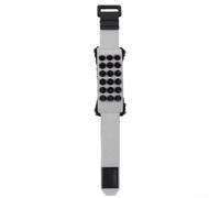 Amortisseurs de cordes pour guitare basse à 7 cordes conçus pour s'adapter aux instruments avec des profils de manche plus larges que les standards 19 cm (blanc)