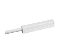 amortisseurs de fermeture en douceur Loquet de porte d'armoire ABS, 10 pièces, pousser for ouvrir, pointe magnétique multicolore à ressort(White)