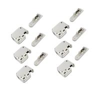 Amortisseurs de porte d'armoire, jauges lourdes, construction en acier, charnières à fermeture automatique, ouvre-poussoir de porte d'armoire résistant alternatif