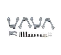 Amortisseurs De Voiture En Aluminium Cnc, 4 Pièces, Support De Tour Pour 1/10 Rc Chenille Scx10 Ii 90046 90047