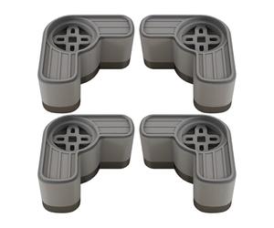 Amortisseurs d'oscillation pour machine domestique - Quadruple unité de lavage pour appareils de blanchisserie, tapis d'absorption des chocs, stabilisateur élévateur, additions de réduction du son |