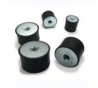 Amortisseurs en Caoutchouc Anti-Vibration,Bloc Silencieux D.lique,Figuré M5,M6,M8,M10,1Pc,Ø 10-75mm- M10 40x30mm
