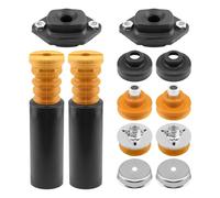 Amortisseurs Kit Complet Montage Choc Pour BMW E81 E88 E82 E90 E92 Œillets D'étanchéité Tampon D'arrêt Anti-poussière Pour Botte Arrière Supérieur Inférieur Amortisseur Jambe