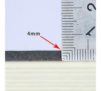Amortisseurs Machine à Laver en Caoutchouc épaisseur 3/4/5/6/8mm Dalle Caoutchouc Isonorisant & Isolant coussinets anti-dérapants pour séchoir Tapis découpable comme (4mm)