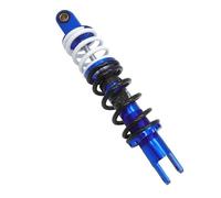 Amortisseurs Moto Amortisseur D'huile Hydraulique Moto Suspension Choc Arrière Entretoises Fourche À Rebond, Amortisseurs Double Ressort, 280mm, 320mm Jambe de Force Moto Amortisseur(280mm blue)
