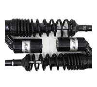 Amortisseurs Moto,Amortisseurs ArrièRe Motocross Paire d'amortisseurs pneumatiques universels 360/350 mm for moto, suspension arrière, 7 mm, modèle léger, raccords interchangeables for scooter, dirt p
