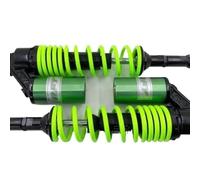 Amortisseurs Moto,Amortisseurs ArrièRe Motocross Paire d'amortisseurs pneumatiques universels 360/350 mm for moto, suspension arrière, 7 mm, modèle léger, raccords interchangeables for scooter, dirt p