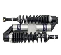 Amortisseurs Moto,Amortisseurs ArrièRe Motocross Paire d'amortisseurs pneumatiques universels 360/350 mm for moto, suspension arrière, 7 mm, modèle léger, raccords interchangeables for scooter, dirt p