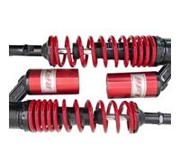 Amortisseurs Moto,Amortisseurs ArrièRe Motocross Paire d'amortisseurs pneumatiques universels 360/350 mm for moto, suspension arrière, 7 mm, modèle léger, raccords interchangeables for scooter, dirt p