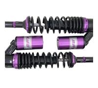 Amortisseurs Moto,Amortisseurs ArrièRe Motocross Paire d'amortisseurs pneumatiques universels 360/350 mm for moto, suspension arrière, 7 mm, modèle léger, raccords interchangeables for scooter, dirt p