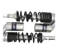 Amortisseurs Moto,Amortisseurs ArrièRe Motocross Paire d'amortisseurs pneumatiques universels 360/350 mm for moto, suspension arrière, 7 mm, modèle léger, raccords interchangeables for scooter, dirt p
