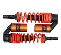 Amortisseurs Moto,Amortisseurs ArrièRe Motocross Paire d'amortisseurs pneumatiques universels 360/350 mm for moto, suspension arrière, 7 mm, modèle léger, raccords interchangeables for scooter, dirt p