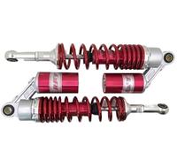 Amortisseurs Moto,Amortisseurs ArrièRe Motocross Paire d'amortisseurs pneumatiques universels 360/350 mm for moto, suspension arrière, 7 mm, modèle léger, raccords interchangeables for scooter, dirt p