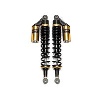 Amortisseurs Moto Universel 400mm 15 3/4quot;Amortisseur d'air de moto Suspension arrière Quad Scooter Dirt Bike Moteur Protection contre les chutes(4)