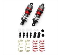 Amortisseurs RC Compatible Avec FW06 Pour TT01 M05 M06 1/10 RC Car Flat Pour Racing Drift 1 Paire D'amortisseurs Hydrauliques En Métal (63 Mm)