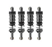 Amortisseurs RC Compatible avec MJX pour Hyper Go 1/14 14301 14302 Rc, Pièces De Mise À Niveau De Voiture, Amortisseurs Hydrauliques Avant Et Arrière en Métal, Trou À Trou 60MM
