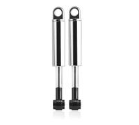 Amortisseurs RC Compatible avec Tamiya pour Scania pour Actros pour Man pour Volvo 1/14 RC Voiture Benne en Métal Avant Arrière Suspension Amortisseur Amortisseur(White)