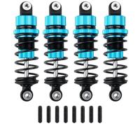 Amortisseurs RC Compatible avec Tamiya pour TT02 1/10 RC Drift Car Upgrade Parts 4Pcs 62mm Aluminium Alloy Oil Shocks Damper Set