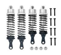 Amortisseurs RC Compatible avec Traxxas pour Slash pour Stampede pour Hoss 1/10 RC Pièces De Voiture Accessoires 4pcs Amortisseur Avant Et Arrière en Métal