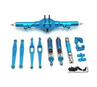 Amortisseurs RC Compatible avec Wltoys 124006 12423 12427 12428 12429 RC Pièces Mise À Niveau De Voiture Arms De Remorque D'amortisseur d'arbre D'entraînement D'essieu Arrière en Métal