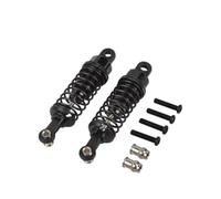 Amortisseurs RC Compatible avec WLtoys A959 A969 A979 Hpi pour Hsp pour Trxs pour Losi 1/18 Rc Voiture 2 Pièces Huile Réglable 65Mm Amortisseur(Black)