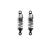 Amortisseurs RC Pour Drift Road Off-road Monster 1/10 2 Pièces Anran Alliage 51-60 67-89 71-98 81-120 Mm Amortisseur À Huile Télécommande Voiture Sur Chenilles(SILVER,60mm)