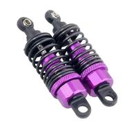 Amortisseurs RC Pour HSP 94122 94123 94101 94102 94103 1/10 Amortisseur Métallique Réglable Alliage D'aluminium Avec Télécommande Pièces Automobiles(Purple)