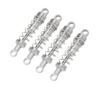 Amortisseurs RC Pour MN Pour MN78 Pour MN82 Pour MN168 MN99sV2 60 Mm Amortisseur Métallique Bain D'huile Voiture Télécommandée Pièces Mise Niveau Et Modification Réglables(Silver,4pcs)