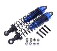 Amortisseurs RC Pour RGT 86100 86110 FTX5579 Pour Outback Fury 1-10 RCAWD 2 Pièces D'amortisseurs Avant Et Arrière Alliage Remplis D'huile Chenille(Blue)