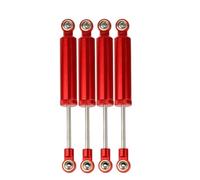 Amortisseurs RC Pour SCX10 II RBX10 Pour Wraith Pour TRX4 Pour Redcat Pour Axial Chenille Type 1/10 70 80 90 100 110mm 4 Pièces Intégrées Amortisseur À Ressort(Red,100mm)
