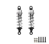 Amortisseurs RC Pour Tamiya Cc01 Pour Axial Pour Scx10 D90 1/10 75 Mm 80 Mm 90 Mm Amortisseur Huile Aluminium Voiture Télécommandée(Silver,75mm)
