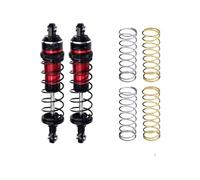 Amortisseurs RC Pour Traxxas Pour Mini Pour Maxx Monster Truck - 107154-1 87 Mm Kit D'amortisseurs Avant Arrière Aluminium Pièces Mise Niveau(Red)