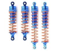 Amortisseurs RC Pour Traxxas Pour Slash 4X4 Pour Vxl 2wd Pour Rustler Pour Stampede Pour Hoss 1/10 Amortisseurs Avant Arrière RC Pièces Mise Niveau Voitures(Blue)