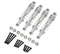 Amortisseurs RC Pour WPL C14 C24 C34 C54 Pour MN D90 D99 D99S MN90 Pour MN98 Pour MN99S 4 Pièces Amortisseurs Métalliques Bain D'huile Voiture Télécommandée(Silver,4PCS)