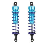 Amortisseurs RC Premium Amortisseur arrière à ressort de pression d'huile réglable haute performance pour ZD Racing 7358 1/10 Pièces de mise à niveau de voiture RC en alliage (Bleue)