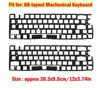 Amortisseurs sonores de commutateur, feuille de coussinets d'atterrissage souples, mousse à fossettes, éponge pour clavier mécanique, silencieux (61 disposition 2 pièces)