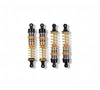 Carson 500405965 XS Lot de 4 amortisseurs de tuning en aluminium - Accessoires de modélisme pièce de rechange, tuning, amortisseur RC, amortisseur à huile en aluminium