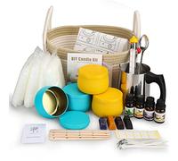 Amorxiao Kit de Fabrication de Bougies de Cire Bricolage parfumées, DIY Bougie Parfumée pour L'aromathérapie, Bath, Yoga,Cadeau Noël Cadeau de Fête des Mères et La Saint-Valentin, Soulager Stress